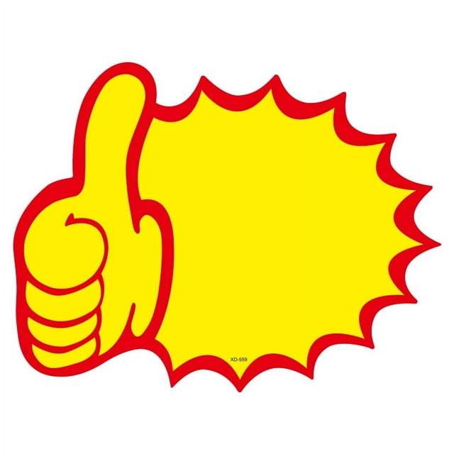 etiqueta de precio llamativa de 80 piezas, letreros fluorescentes de estallido estelar, etiqueta de papel para venta al por menor etiqueta grande fluorescente en estallido amarillo con borde rojo y pulgar izquierdo; superficie lisa escribible a mano, tamaño aproximado 18 x 14 cm, 8 estilos incluidos; adecuada para señalizar promociones en papelería y punto de venta.
