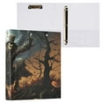 thumbnail image 3 of Ghost Pumpkins Halloween 3 Ring Binders 1.5 inch Hardcover File Folders with Interior Pockets A4 Size Organizer for School Office Hospital Set of 2, 3 of 8