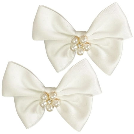 

2Pcs Shoe Clips Bow Shoe Buckles Bridal Shoe Bowknot Removable Shoe Charms