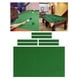 thumbnail image 4 of Mantel de billar profesional y 6 tiras de tela para snooker 9 pies verde, 4 of 9