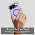 thumbnail image 7 of For Google Pixel 9 Pro XL 6.8" Case ,[Compatible with MagSafe] Cute Candy Color Drop Protection Slim Anti-Slip Shockproof Magnetic Phone Case,Purple, 7 of 7