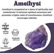 Amethyst Crystal Raw Stones (2 Pieces)