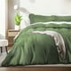 thumbnail image 1 of Juego de Funda para Edredon Duvet Dreamlab, Tamaño King Size, Color Verde Seco, 3 Piezas, 1 of 9