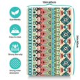 thumbnail image 5 of Pet Feeding Mat Boho Bohemian Nordic Style Artistic Retro Non-Slip Absorbent Waterproof Quick Dry Washable for Under Pet Bowl, 5 of 7
