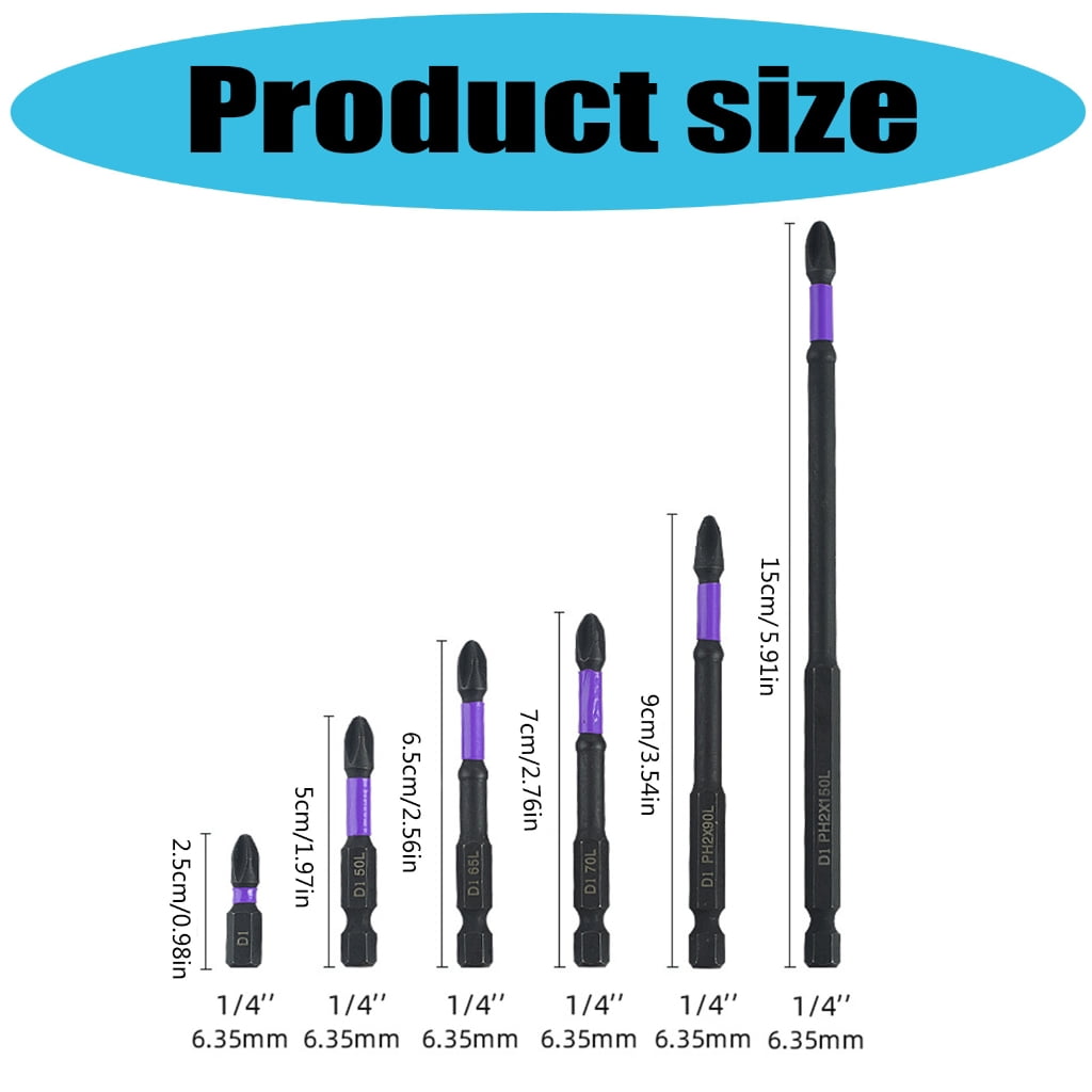 Impacts Driver Bit Set Screwdriver Bit for Efficient Screw Handling in Professional Projects