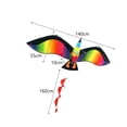 thumbnail image 2 of Cometa de pájaro vívida, fácil de volar Enorme envergadura con cola Cometas de animales Manga Cometas voladoras Juguetes para principiantes Sunnimix Pájaro 3D Cometa, 2 of 8