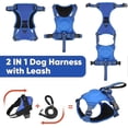 thumbnail image 4 of No-pull Harness For Medium Dogs With Built-in Retractable Leash, Heavy Duty Front Clip Harness, Breathable And Safe Dog Harness For Dogs 7-33kg, 4 of 5