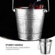 thumbnail image 3 of unbranded Balde Para Hielo Plateado De Acero Inoxidable Ideal Para Uso Doméstico Y Eventos Modernos, 3 of 8