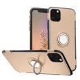 thumbnail image 1 of Mignova iPhone 11 Pro Max 6.5 Pouces 2019 Étui, TPU + PC Double Étui Protection Intégrale Robuste Support Anneau Caché Rotatif 360 Métal (Or), 1 of 6
