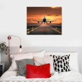 thumbnail image 4 of JEUXUS Posters Sunset Airplane on The Wall Art Picture Canvas Art Poster And Wall Art Picture Print Bedroom Decor, 4 of 4