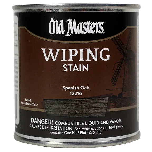 1/2 pt Old Masters 12216 Spanish Oak Old Masters Oil-Based Wiping Stain