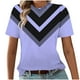 thumbnail image 1 of Tops Cortos para Mujeres Casual de Moda Impreso Cuello Redondo, Camiseta de Manga Corta para el Uso Diario, Fiesta Y Cómodo, 1 of 4