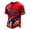 Vermilion, variant on USA 2026 Soccer Cup Style V-Neck Jersey for Men, Short Sleeve Breathable Top with Dynamic Star & Ball Graphic, Lightweight Athletic Shirt, 1 PC Army Green L