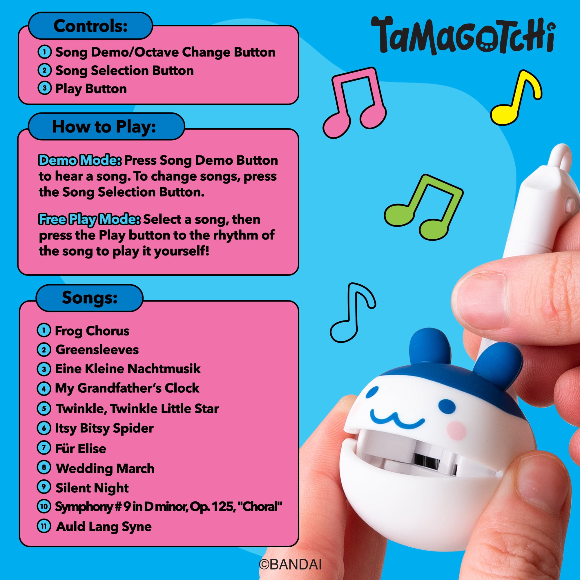 Otamatone Melody Tamagotchi Electronic Portable Music Instrument/Synthesizer Toy from Japan by Maywa Denki (Officially Licensed) [English Instructions] - Mimitchi