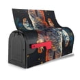 thumbnail image 3 of Rateoe Astronaut Cosmic Rainbow Printed Mailbox Covers - Easy to Install Fall, Winter, Spring, Summer Mailbox Cover - Weather and UV-Resistant Mailbox Decor - Mailbox Magnetic Covers-25.5x21 in, 3 of 8