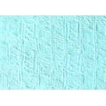 thumbnail image 1 of Ahgly Company Indoor Rectangle Solid Light Blue Modern Area Rugs, 6' x 9', 1 of 4