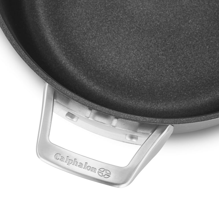 Calphalon Premier Space-Saving Hard-Anodized Nonstick 12in Everyday Pan with Lid