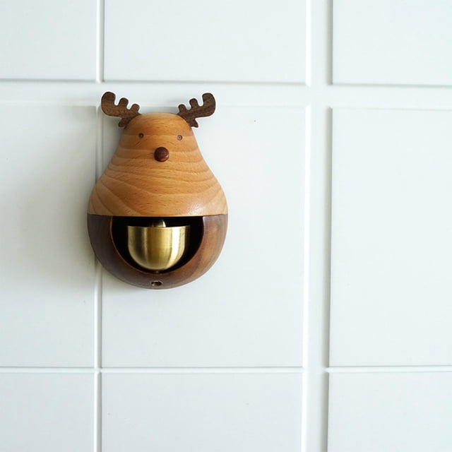 Shopkeepers Bell Deer Store Entrada Ventanas Armario Farmhouse Decor Shop Baoblaze Campana de comerciantes