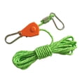 thumbnail image 1 of Trinquete Polea Cuerda Colgador Carpa Cuerda de viento Cuerda de guía Cuerda de bloqueo rápido Colgante 5m verde Zulema Cuerda de viento de tienda, 1 of 8