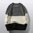 thumbnail image 2 of Vedolay Sweaters for Young Men 2023 Long Sleeve Pullover Sweaters Winter Warm Tops Black,3XL, 2 of 4