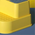 thumbnail image 2 of Toilet Step Stool for Kids,Anti-Slip Sturdy Toddler Two Step Stool, Plastic Non Slip Heavy Duty Rollover Prevention Stools for Toilet Potty Training, Bathroom,Kitchen,Bathroom Sink[Yellow 2 Layers], 2 of 5