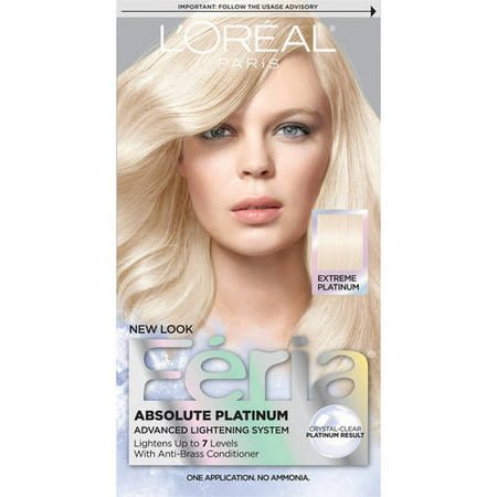 L'Oreal Paris Feria Multi-Faceted Shimmering Permanent Hair Color, Extreme Platinum, 1