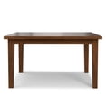 thumbnail image 5 of Simpli Home Eastwood 54 inch x 54 inch Square Contemporary Dining Table in Walnut, 5 of 11