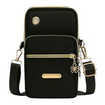 Kyusrd Crossbody Bag for Women Men Belt Bag With Zipper Pockets Casual Travel Bag Makeup bag With Adjustable Outdoor Sports Bag Shoulder Bag