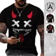 thumbnail image 2 of Camiseta De Manga Corta Con Personalidad De Moda Para Hombre, 2 of 5
