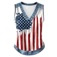 thumbnail image 5 of Womens Summer Tops Patriotic Womens Clothing Casual Tops 4th of July Shirts Women Usa Graphic Tee Fourth of July Shirts for Women Cotton T Shirts Women Womens Patriotic Tops, 5 of 5