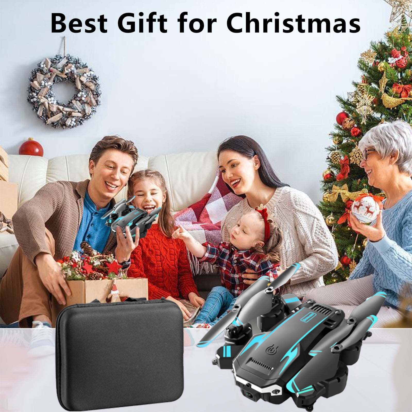 ABCPOW Drone with Camera for Adults Kids 1080P 8K HD Dual Camera Remote Control Drone RC Aircraft Quadcopter w/ 3 Batteries for Long Flight Mini Foldable Drone for Beginners Toys Gifts for Boys Girls