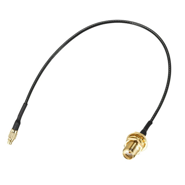 Adaptador coaxial MMCX macho a SMA hembra de Bargains únicos, cable de antena coaxial RF1.37 de baja pérdida 1 pieza 8 pulgadas