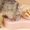 thumbnail image 5 of Anti-Tip Pet Bowl - Automatic Water Feeder Food Dish for Cats Dogs (Pink), 5 of 8