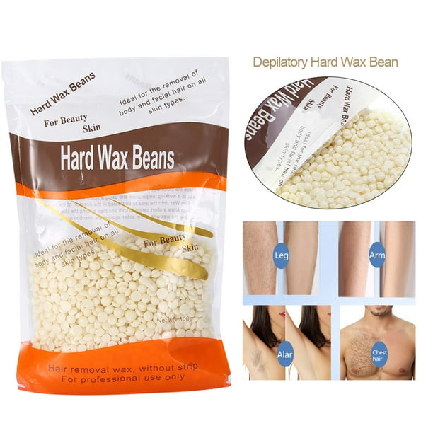 Garosa Hair Removal Hard Wax Beans Hard Body Wax Beans For Facial Arm Legs  300g/bag 