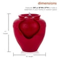 thumbnail image 4 of Alpine Corporation 17"H Indoor/Outdoor Vase Fountain, Cherry Red, 4 of 12