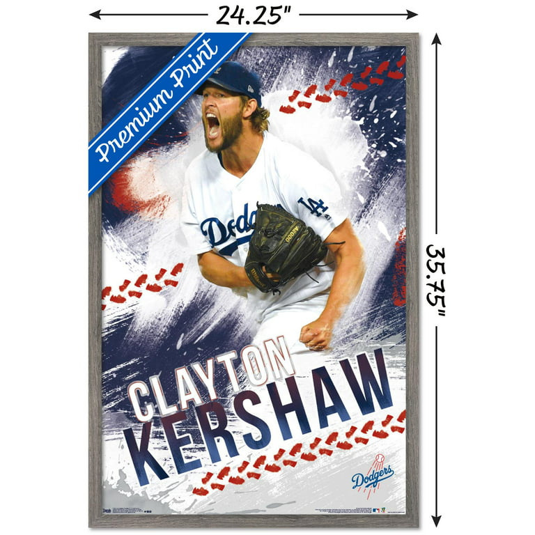 Clayton Kershaw Baseball Player Poster 25 Canvas Wall Art Poster Decorative  Bedroom Modern Home Print Picture Artworks Posters 16x24inch(40x60cm)