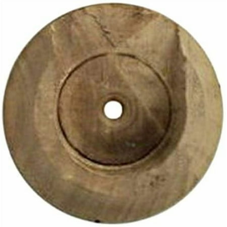 National Hardware 1-3/8 In. Natural Wood Closet Rod Socket (2-Pack) N269-068