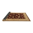 thumbnail image 2 of Ahgly Company Indoor Round Oriental Brown Industrial Area Rugs, 5' Round, 2 of 4