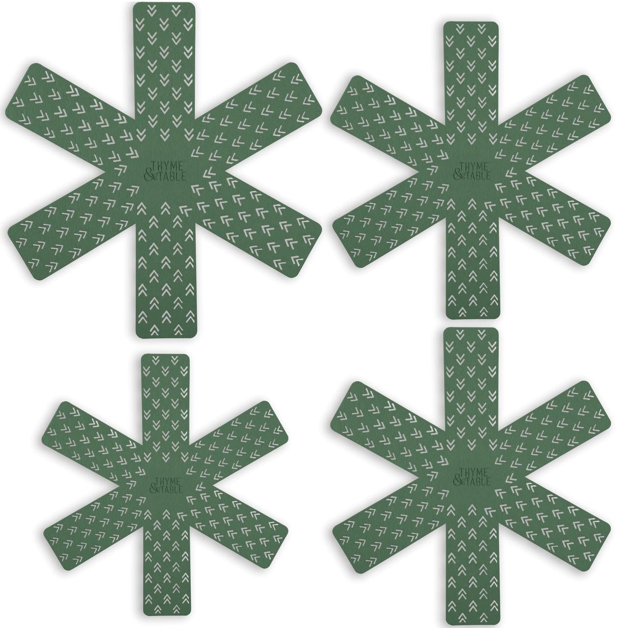 Thyme & Table Granite 12-Piece Cookware Set Non-Stick - Green