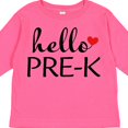 thumbnail image 4 of Inktastic Hello Pre-k Boys or Girls Long Sleeve Toddler T-Shirt, 4 of 5