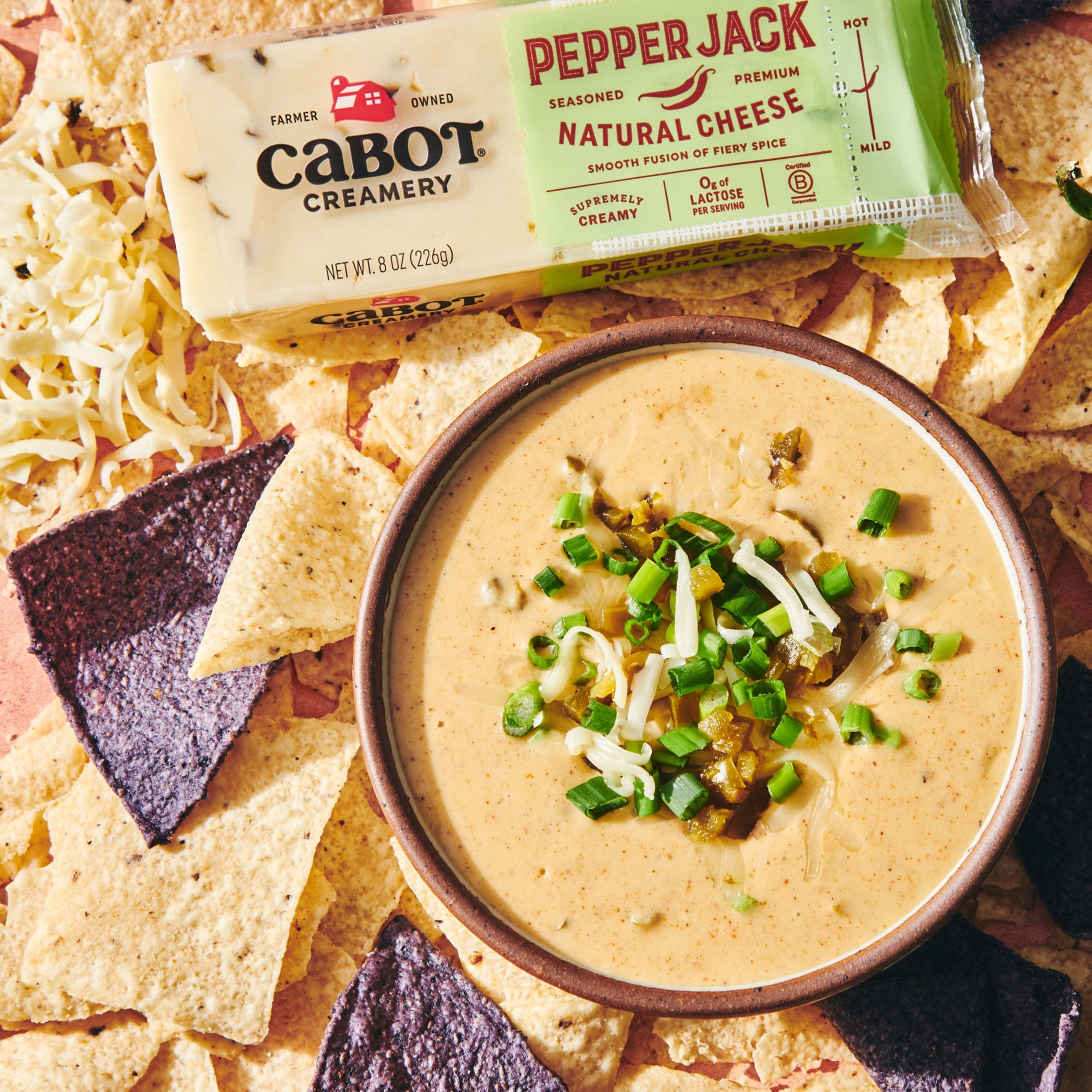 Cabot Creamery Pepper Jack Cheese Block 8 oz (Refrigerated)