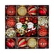 thumbnail image 3 of 44 Adornos Navideños de Bolas, Adornos Colgantes, Adornos de Navidad Viejo rojo dorado, 3 of 9