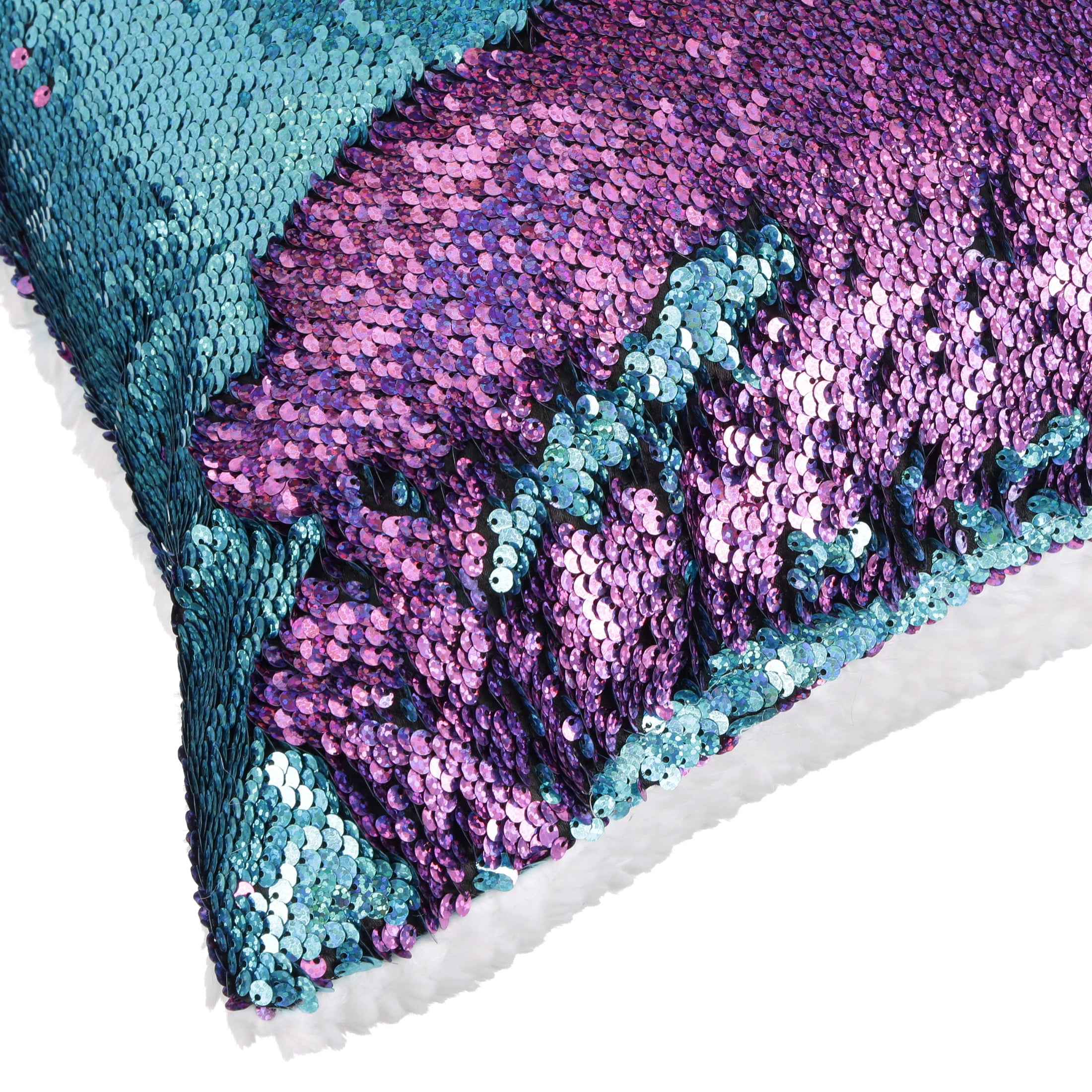 Mainstays Holographic Reversible Sequins Sparkle Pillow, 17" x 17"