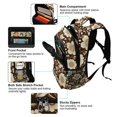 thumbnail image 5 of FORMRS Unisex Backpack Elementary School Travel Bookbag with Reflective Stripes, Brown Floral, 5 of 7