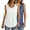 White, variant on Leesechin Womens 2025 Tank Tops 2 Pack Casual Crewneck Sleeveless T Shirts Loose Fit Summer Tunic Blouse