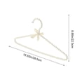 thumbnail image 3 of EGNMCR Bacs de Rangement, Contenants de Rangement Abordables Luxueux Cintre à Perles Cintre pour Robe de Mariée et Robe de Soirée Cintre à Nœud Cintre Style Princesse et Fées Support de Garde-Robe Cintres en Plastique, 3 of 6