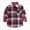 A19-Watermelon Red, variant on Kids' Plaid Shirt – Unisex Checkered Long Sleeve Shirt & Jacket For Boys And Girls,Plaid Shirt Kids 18-24 Months