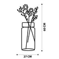 thumbnail image 7 of Enzo - Flower - Black Decorative Metal Wall Accessory, 7 of 7