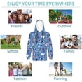 thumbnail image 5 of Pofeuu Colorful Sailing Ship Print Kids Pullover Hoodies Warm Thick Hooded Sweatshirt with Packet for Boys Girls-Large, 5 of 6