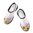 thumbnail image 5 of Psesaysky Lavender Sunflowers Printed Sneakers Women's Slip on Anti-Slip Breathable Walking Shoes Size 5.5-11.5, 5 of 7